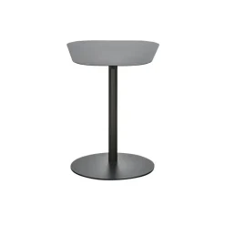 WOOOD Bijzettafel Lia - Metaal - Zwart - 50x50x38