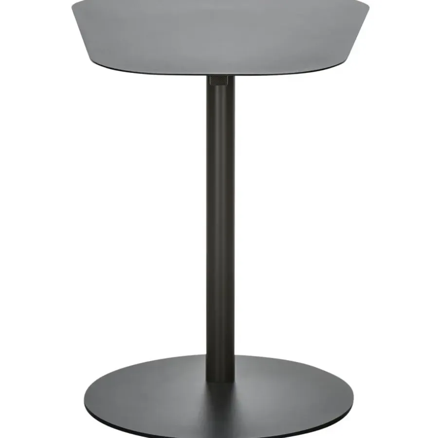 WOOOD Bijzettafel Lia - Metaal - Zwart - 50x50x38