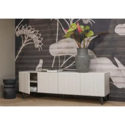 WOOOD Bikkel Kruk - Hout - Zwart - 40x28x28