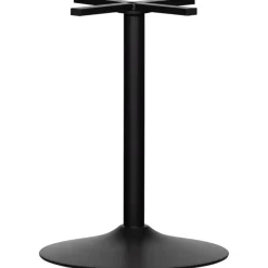 Tafelpoten-WOOOD Bistro Ronde Buisvoet - Metaal - Zwart - 72x54x54