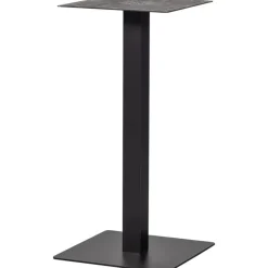 Tafelpoten-WOOOD Bistro Vierkante Bartafel Poot - Metaal - Zwart- 105x50x50