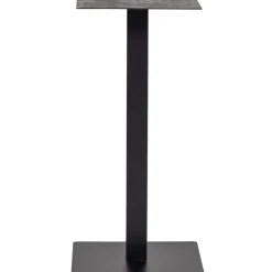 Tafelpoten-WOOOD Bistro Vierkante Bartafel Poot - Metaal - Zwart- 105x50x50