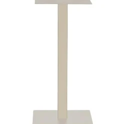 WOOOD Bistro Vierkante Bartafel Poot - Metaal - Dakagrau - 105x50x50