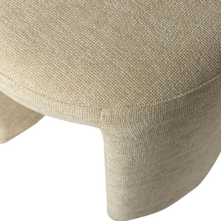 Krukjes-WOOOD Charlie Kruk - Chenille - Naturel - 47x45x45