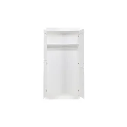 WOOOD Connect Kledingkast 2-Deurs - Grenen - Wit - 195x94x53
