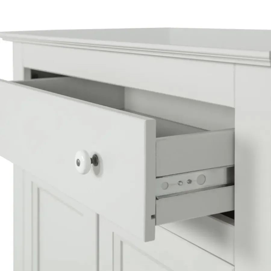 Wandkasten-WOOOD Eva Meidenkast - Grenen - Mist - 150x93x40