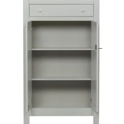 Wandkasten-WOOOD Eva Meidenkast - Grenen - Mist - 150x93x40