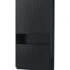WOOOD Finca Opbergkast - Zwart - 210x110x40