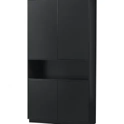 WOOOD Finca Opbergkast - Zwart - 210x110x40
