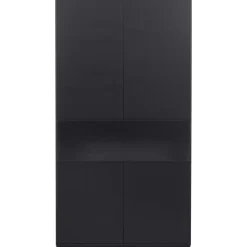 WOOOD Finca Opbergkast - Zwart - 210x110x40