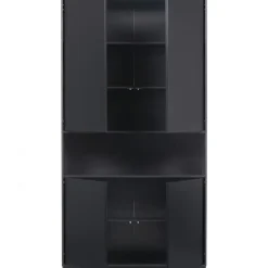 WOOOD Finca Opbergkast - Zwart - 210x110x40