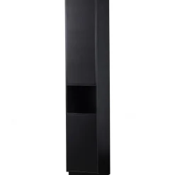 Wandkasten-WOOOD Finca Opbergkast - Zwart - 210x39,5x40