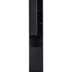 Wandkasten-WOOOD Finca Opbergkast - Zwart - 210x39,5x40