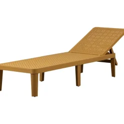 Ligbedden-WOOOD Jinte Ligbed Tuin - Kunststof - Geel - 29x55x191