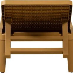 Ligbedden-WOOOD Jinte Ligbed Tuin - Kunststof - Geel - 29x55x191