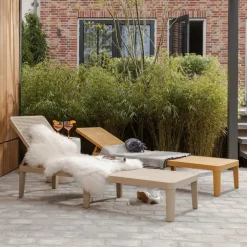 Ligbedden-WOOOD Jinte Ligbed Tuin - Kunststof - Zand - 29x55x191