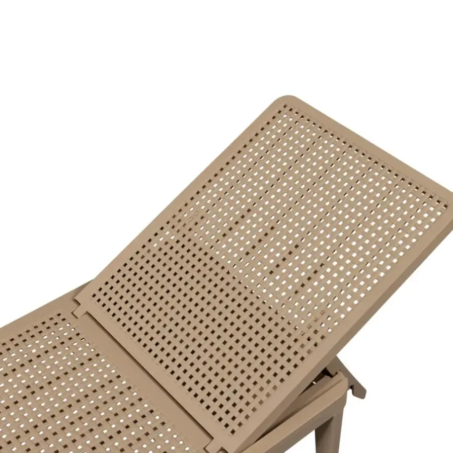 Ligbedden-WOOOD Jinte Ligbed Tuin - Kunststof - Zand - 29x55x191