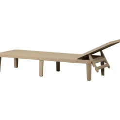 Ligbedden-WOOOD Jinte Ligbed Tuin - Kunststof - Zand - 29x55x191