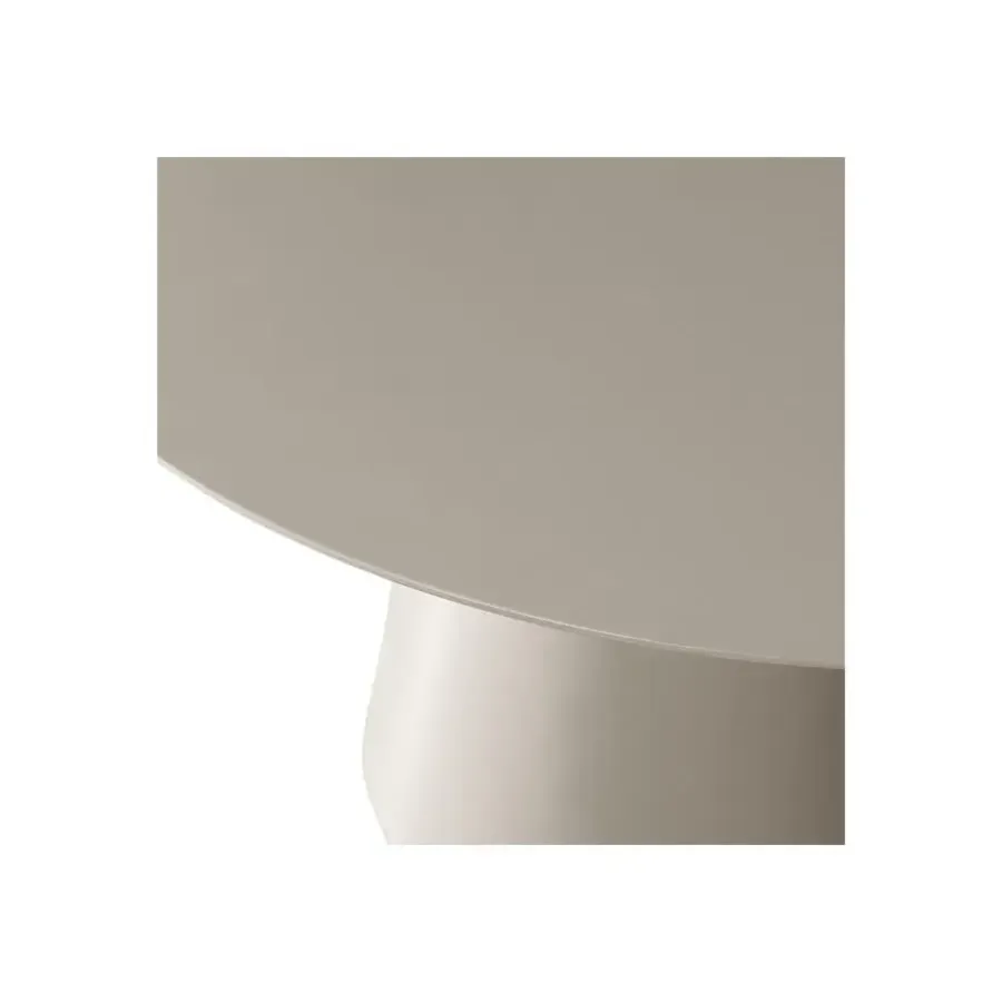 Ronde Eettafels-WOOOD Jorre Eettafel - Mdf - Antique Beige - 76x120x120