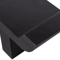 Bankjes-WOOOD Lox Bankje - Hout - Zwart - 35x183x53