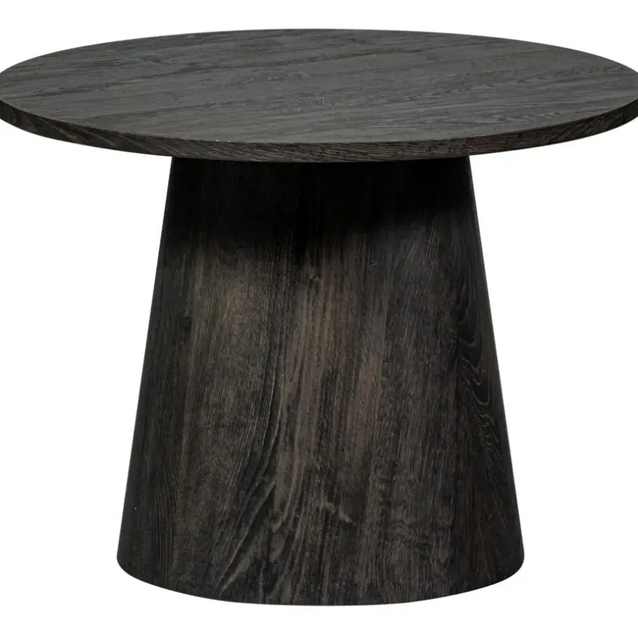 Salontafels-WOOOD Maan Salontafel - MDF - Donkerbruin - 45x60x60
