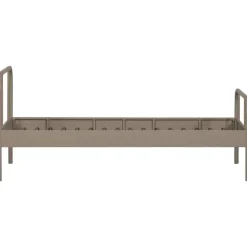 WOOOD Mata 1-Persoonsbed - Metaal - Zand - 90x208x95