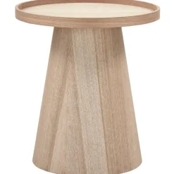Bijzettafels-WOOOD Maud Bijzettafel - Hout - Naturel - 50x45x45