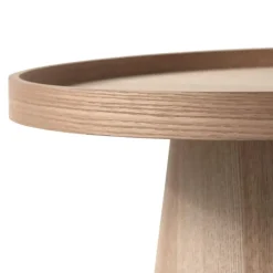 Bijzettafels-WOOOD Maud Bijzettafel - Hout - Naturel - 50x45x45