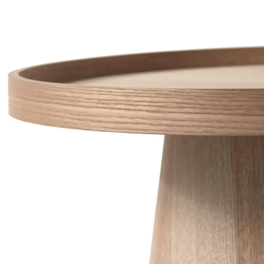 Bijzettafels-WOOOD Maud Bijzettafel - Hout - Naturel - 50x45x45