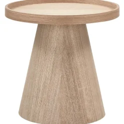 Bijzettafels-WOOOD Maud Bijzettafel - Hout - Naturel - 38x39x39