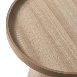 Bijzettafels-WOOOD Maud Bijzettafel - Hout - Naturel - 38x39x39