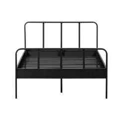 1-Persoons Bedden-WOOOD Mees Twijfelaar - Metaal - Zwart - 90X208X125