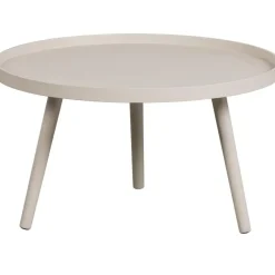 WOOOD Mesa Bijzettafel L - Hout - Antique Beige - 34x60x60