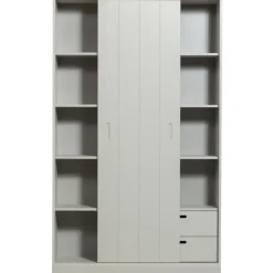 WOOOD Mila Schuifdeurkast - Grenen - Dust - 200x120x42
