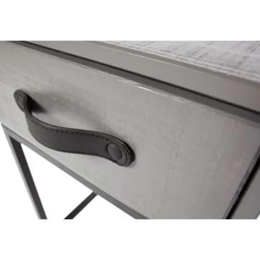 WOOOD Morris Nachtkast - Grenen - Leem - 52x35x35