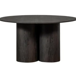 Ronde Eettafels-WOOOD Oona Eettafel - MDF - Donkerbruin - 75x140x140