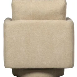 WOOOD Oscar Draaifauteuil - Chenille - Naturel - 64x78x79