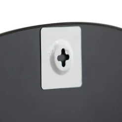 WOOOD Philou Spiegel - Glas/Metaal - Zwart - 80x50x0,5