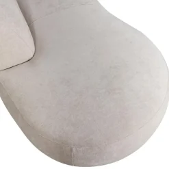 2-Zits Banken-WOOOD Polly Bank Links- Polyester - Zand - 71x353x150/245