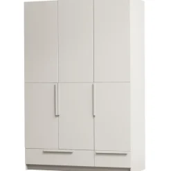 WOOOD Pure 3-deurs Hang/Legkast Splitdeur - Grenen - Dust - 215x142x60