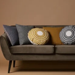 3,5 En 4-Zits Banken-WOOOD Rocco 2-Zits Bank - Velvet - Warm Groen - 75x187x82