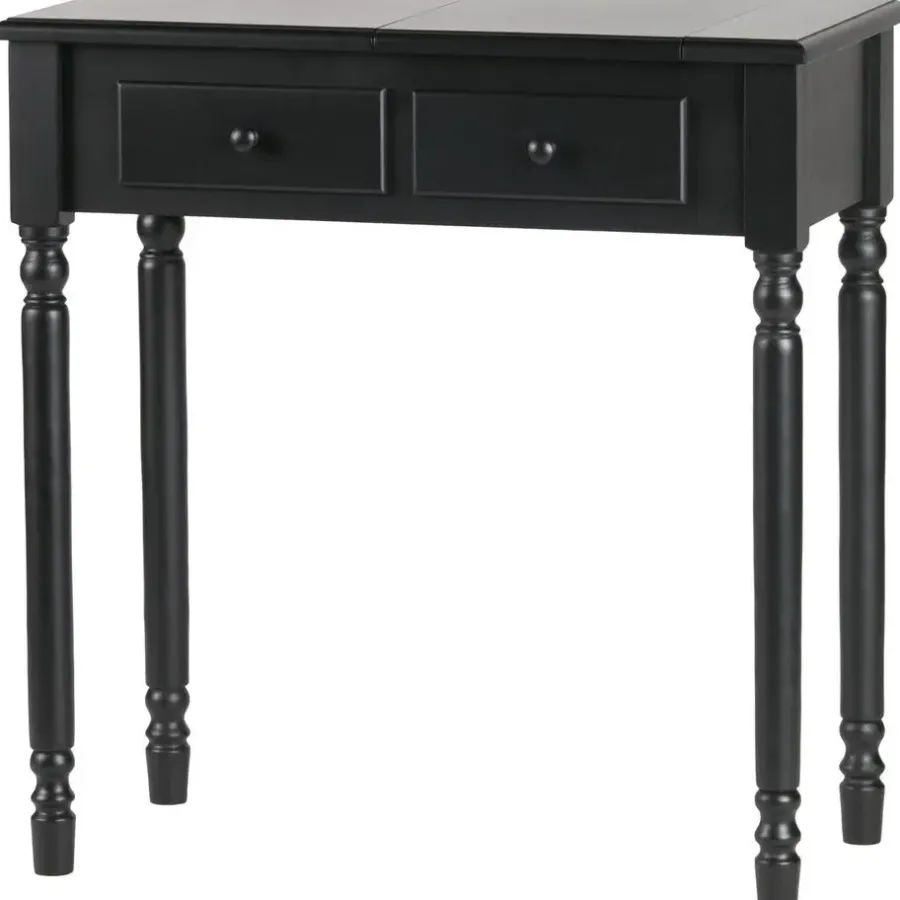 WOOOD Romy Hal/kaptafel - Hout - Zwart - 78x75x38