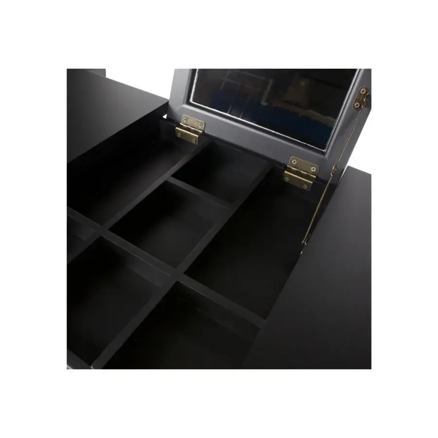 WOOOD Romy Hal/kaptafel - Hout - Zwart - 78x75x38