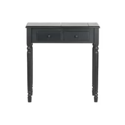 WOOOD Romy Hal/kaptafel - Hout - Zwart - 78x75x38