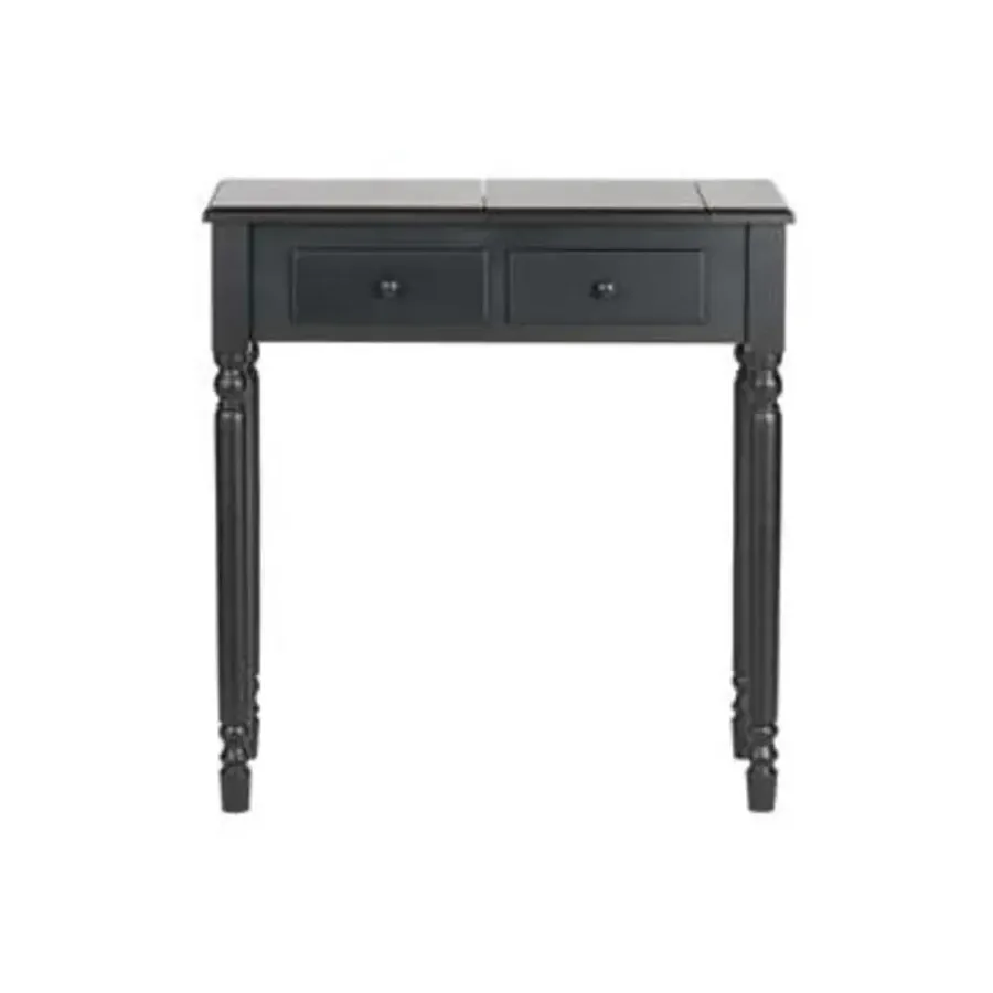 WOOOD Romy Hal/kaptafel - Hout - Zwart - 78x75x38