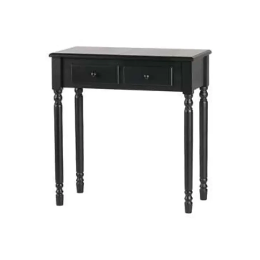 WOOOD Romy Hal/kaptafel - Hout - Zwart - 78x75x38