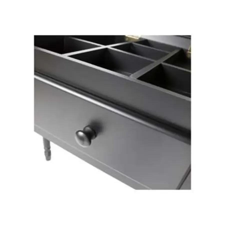WOOOD Romy Hal/kaptafel - Hout - Zwart - 78x75x38
