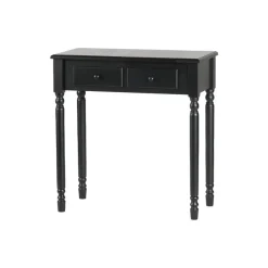 WOOOD Romy Hal/kaptafel - Hout - Zwart - 78x75x38