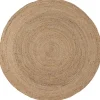 Jute Vloerkleden-WOOOD Ross Vloerkleed - Jute - Naturel - 1x150x150