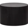 WOOOD Sanne Bijzettafel - Mdf - Zwart - 40x60x60
